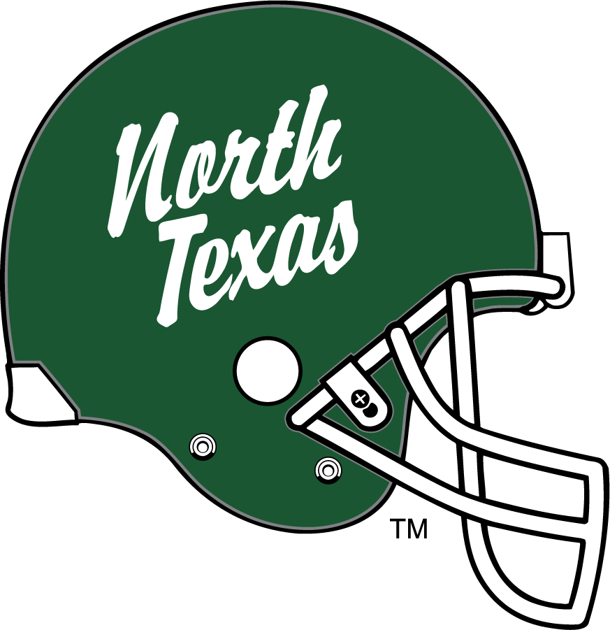 North Texas Mean Green 2001-2003 Helmet DIY iron on transfer (heat transfer)